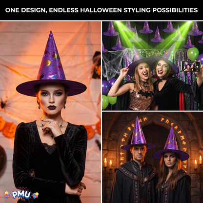 PMU Halloween Party Accessories Decoration Costume Witch Hats