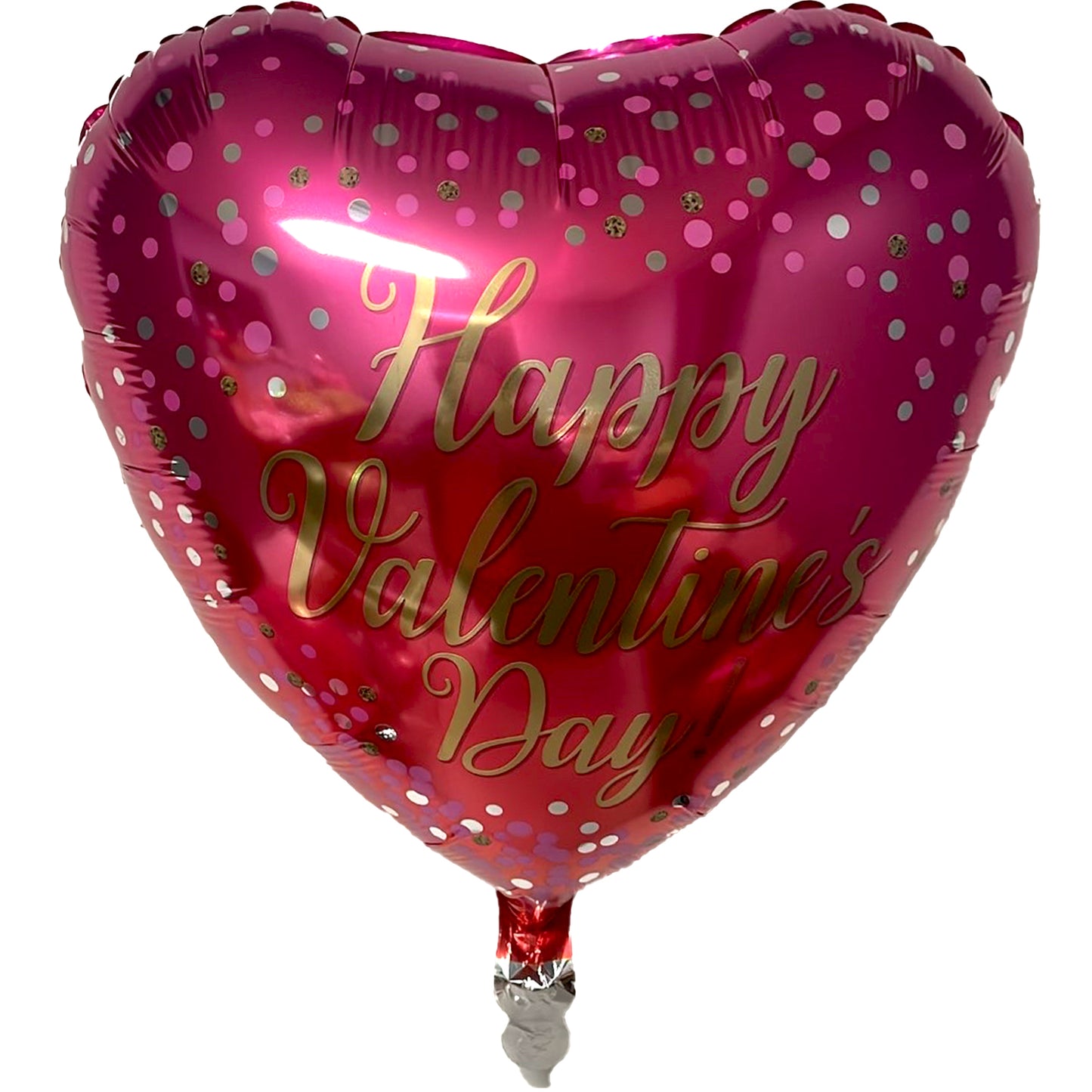 PMU Happy Valentine's Day 18 Inch Hearts Mylar-Foil Balloon