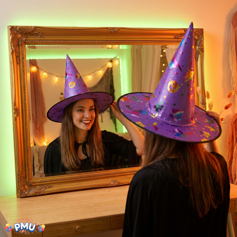 PMU Halloween Party Accessories Decoration Costume Witch Hats