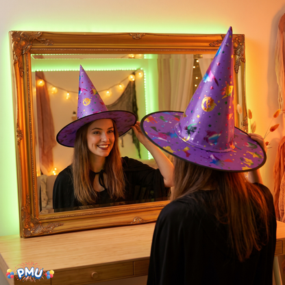 PMU Halloween Party Accessories Decoration Costume Witch Hats