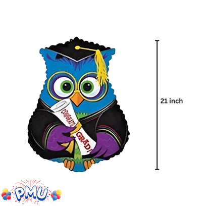 PMU Graduation Congrats Grad Star Shape 30 Inch Mylar Balloon