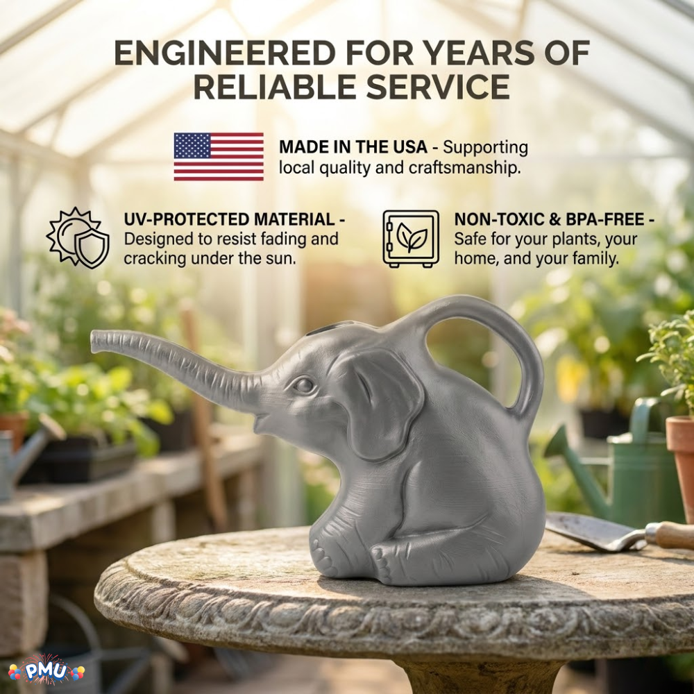 PMU Elephant Watering Can 2-Quart