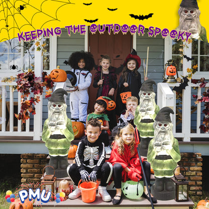 PMU Halloween Mold Plastic Statue -  Perfect Decor for Halloween, Lawn, Yard, Patio, Hunted House Party, Home, Indoor & Outdoor
