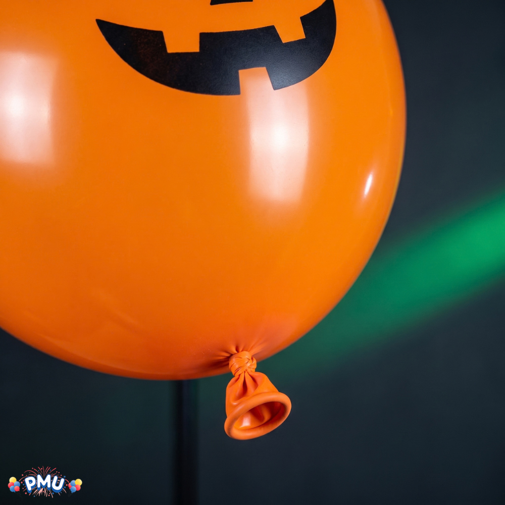 PMU Halloween Balloons - Small Latex Balloons for Halloween Ghost Theme & Birthday Parties, Trick-or-Treat, Party Favors & Decoration Supplies