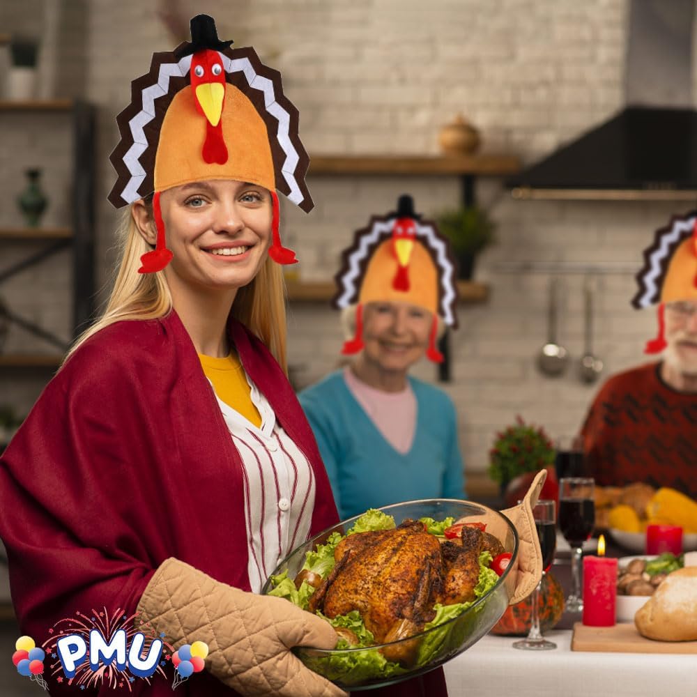 PMU Thanksgiving Turkey Hats Party Costumes and Accessories