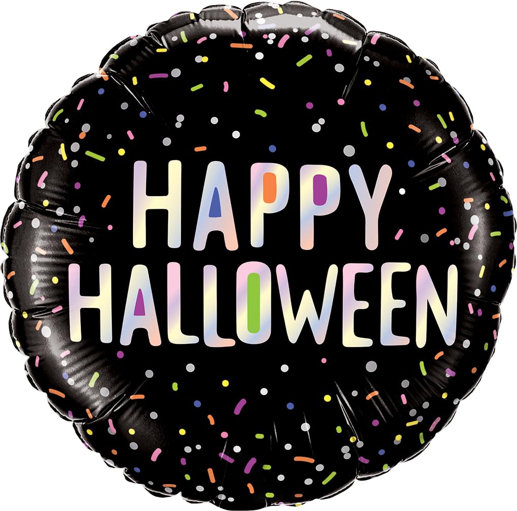 PMU Halloween Foil Balloons 18 Inch, Fun Mylar Balloons for Halloween Party Décor