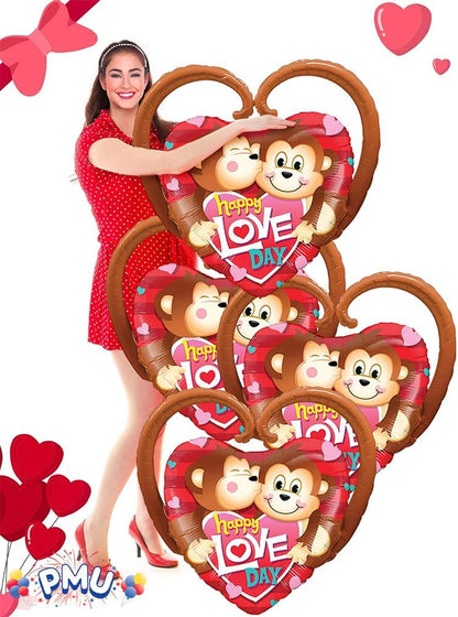 PMU Valentine's Day Mylar - Foil Balloons Proposal, Special Events, Photo Props Party Decoration and Accessories