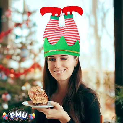 PMU Funny Christmas Hat, Elf Twinkle Toe Hat for Crazy Xmas Party Dress Up celebrations