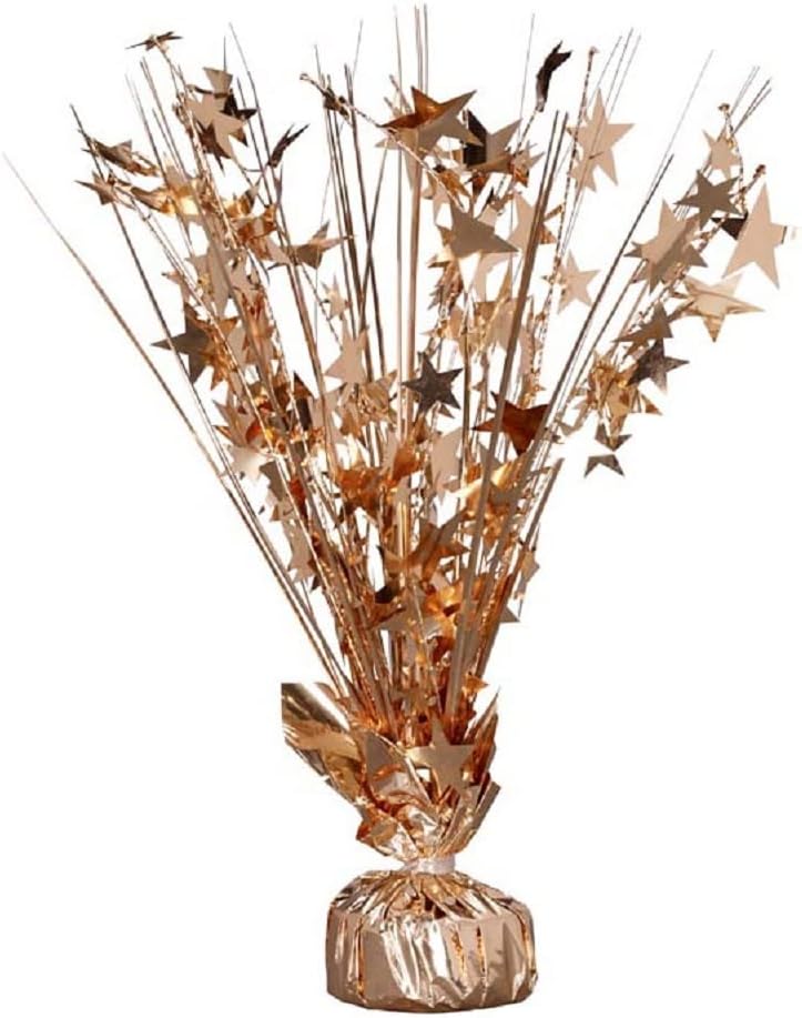 PMU Starburst Balloon Centerpiece - Beautiful Table Centerpieces for Memorial Day, Birthdays, Halloween, Veterans Day Party & Independence Day Celebration - 15in / 7.34cm