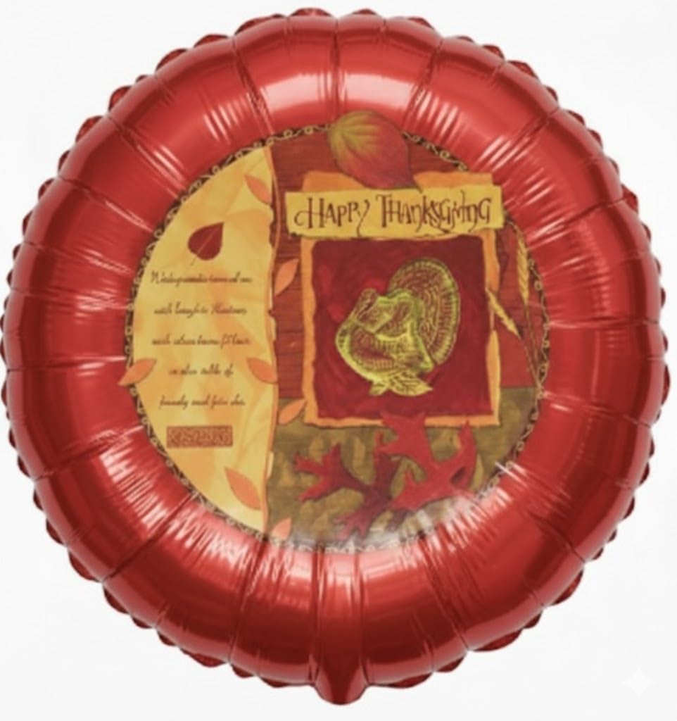 PMU Thanksgiving 18 Inch Mylar-Foil Balloons Pkg/1
