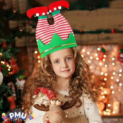 PMU Funny Christmas Hat, Elf Twinkle Toe Hat for Crazy Xmas Party Dress Up celebrations