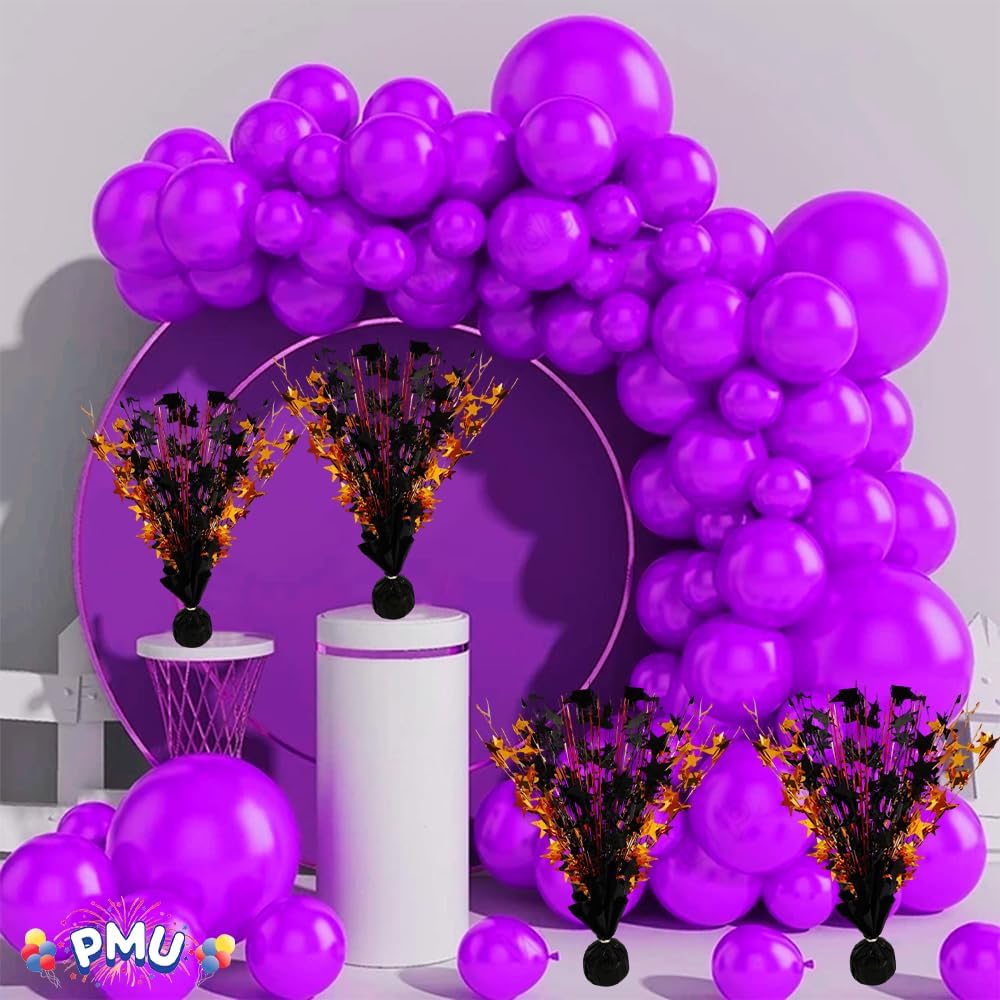 PMU Starburst Balloon Centerpiece - Beautiful Table Centerpieces for Memorial Day, Birthdays, Halloween, Veterans Day Party & Independence Day Celebration - 15in / 7.34cm