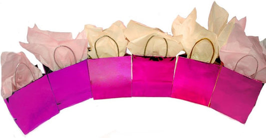 PMU Foil Cube Gift Bags