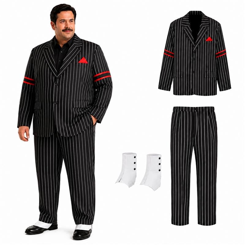 PMU Men's Halloween Costume, Horror Halloween Costume for Men, Hooded Robe