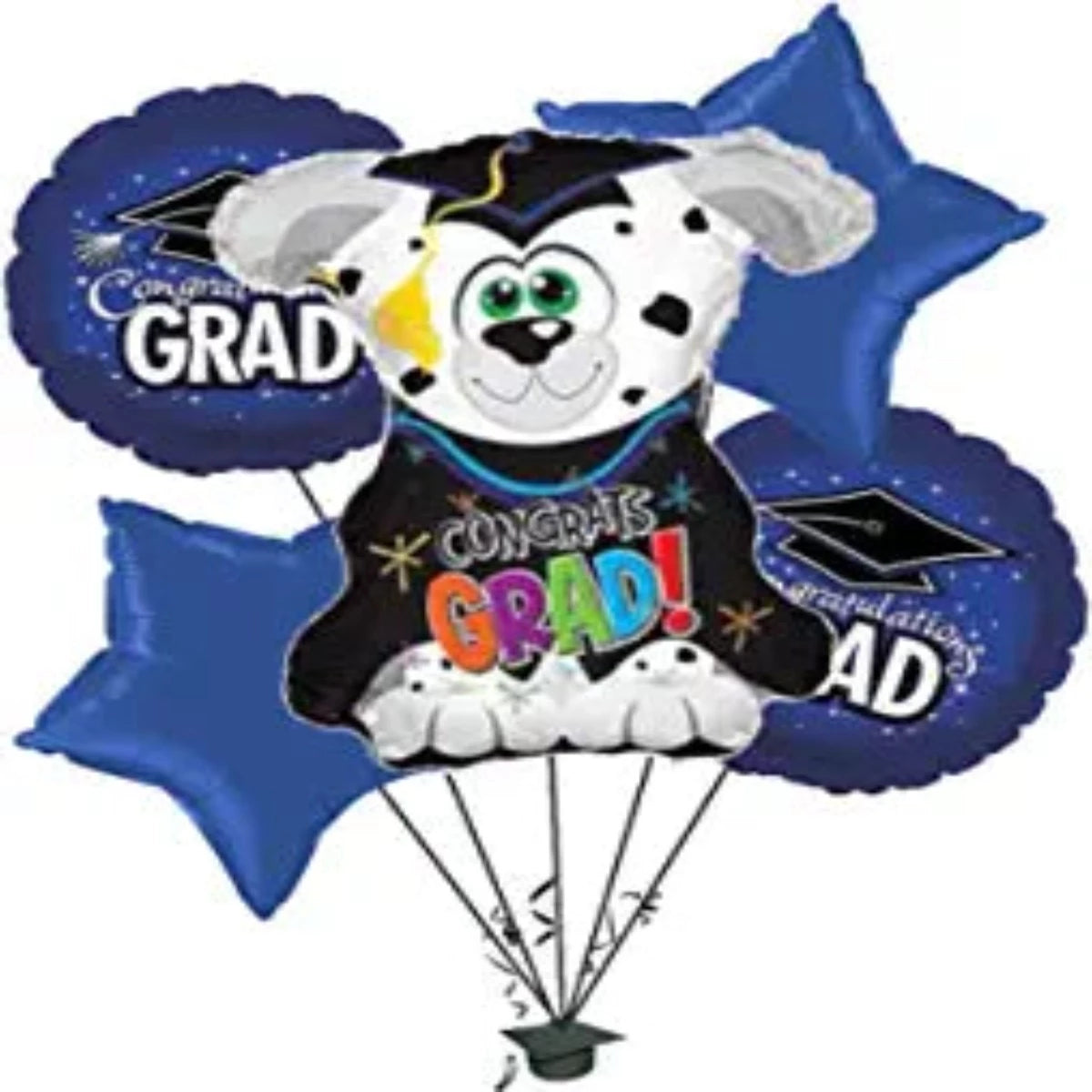 PMU Graduation Congrats Grad Balloon Bouquet (5/Pkg) Pkg/1