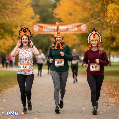 PMU Thanksgiving 3pc Assorted Hats and Headbands Party Costume Accessories