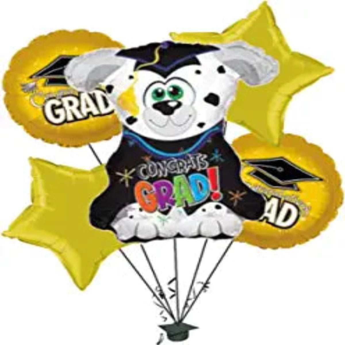 PMU Graduation Congrats Grad Balloon Bouquet (5/Pkg) Pkg/1