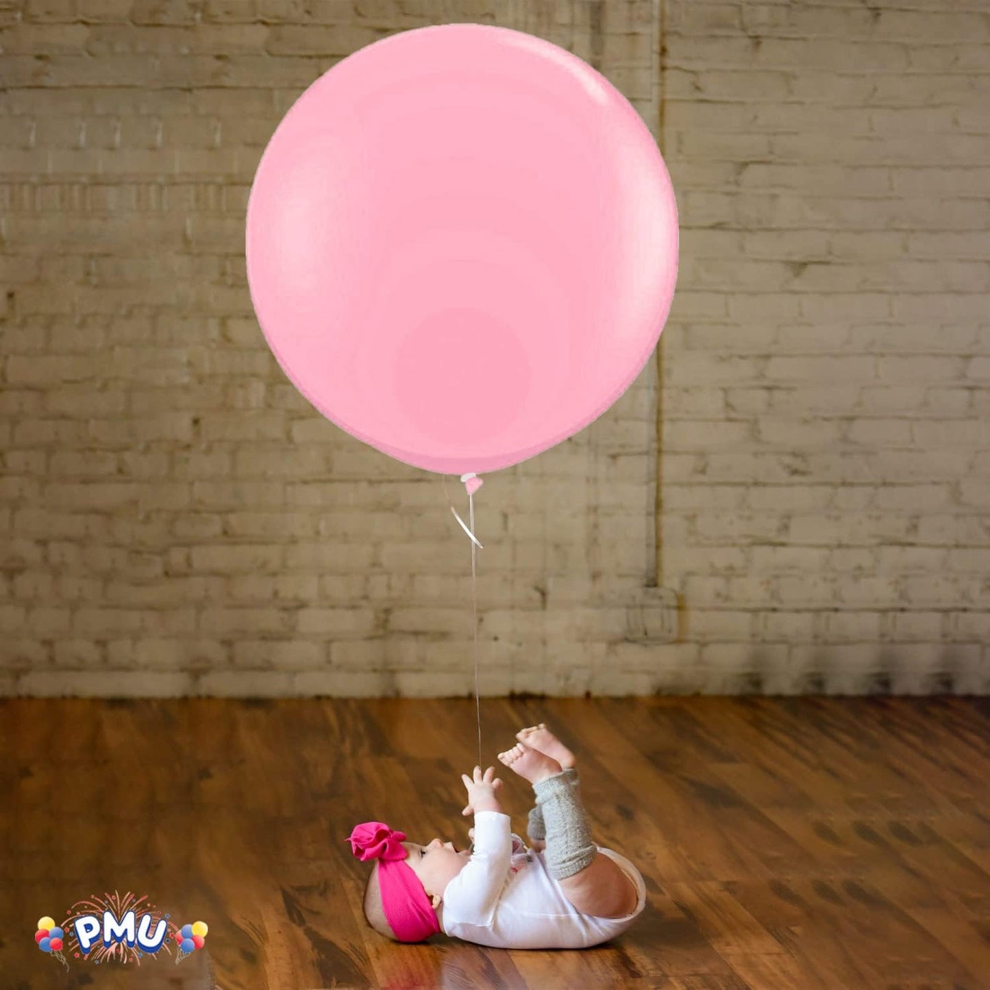 PMU 36 Inch Premium Latex Balloons - Jumbo Size Balloons for Birthdays, Wedding Parties, Baby Shower, Indoor & Outdoor, Events & Decoration Supplies.