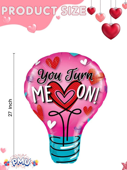 PMU Valentine's Day Mylar - Foil Balloons Proposal, Special Events, Photo Props Party Decoration and Accessories