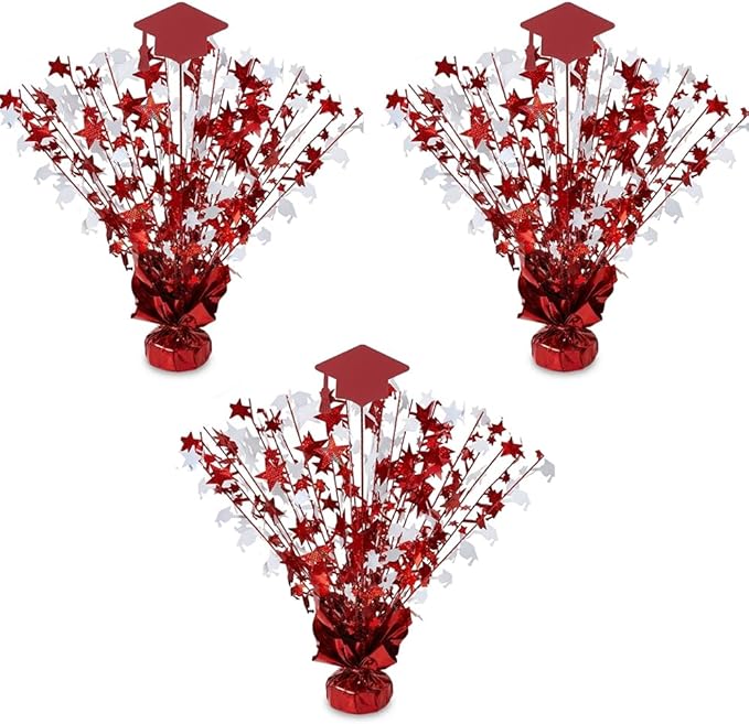 PMU Graduation Balloon Weights, Graduation Centerpieces for Table, Grad Party Decorations 15in / 7.34cm