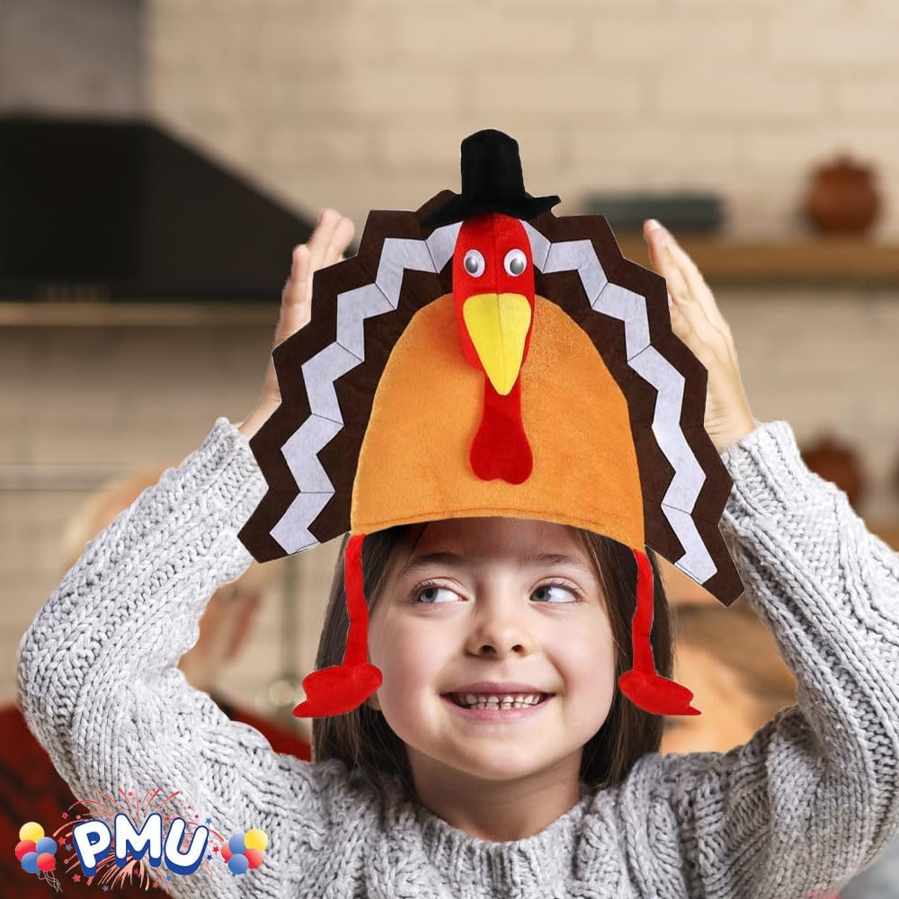 PMU Thanksgiving Turkey Hats Party Costumes and Accessories