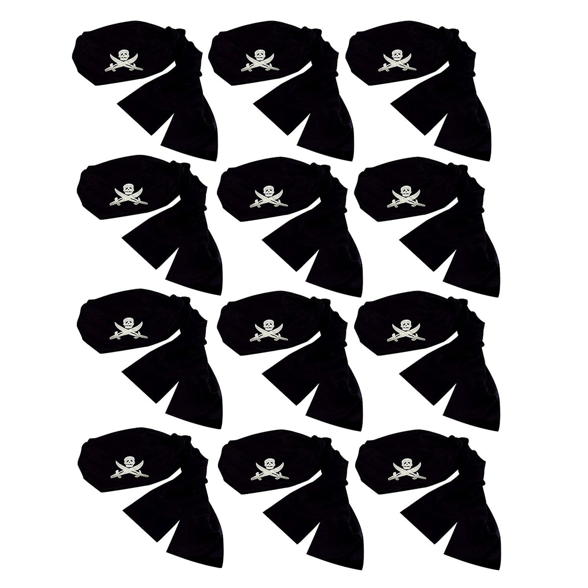 PMU Halloween Party Hats & Headbands, Caribbean Pirate, Witch & Pumpkin Accessories