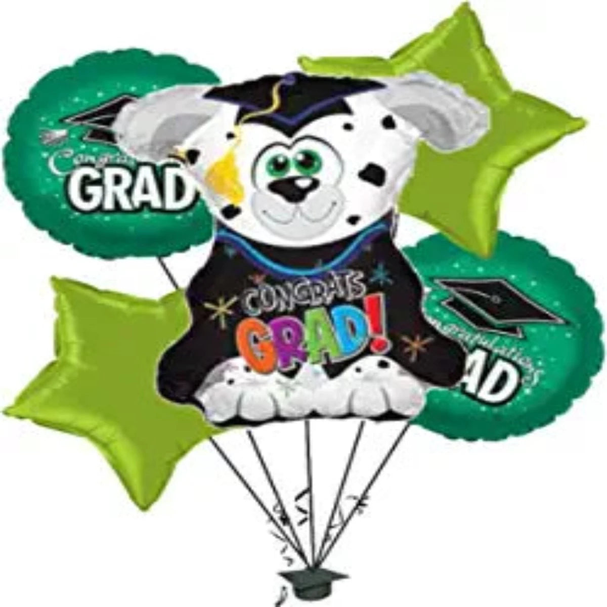 PMU Graduation Congrats Grad Balloon Bouquet (5/Pkg) Pkg/1