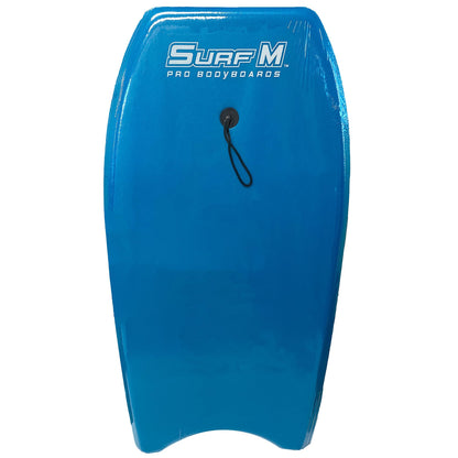 PMU 33 Inch Printed Bodyboard - Lightweight Wrist Leash Slick Bottom Boogie Board for Beach, Sea & Pool - Surfing Board for Kids, Teens & Adults Wave Conditions Pkg/1