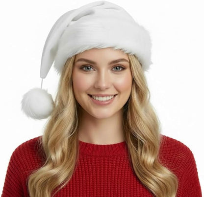 PMU Christmas Velvet Plush Professional Quality Santa Hat