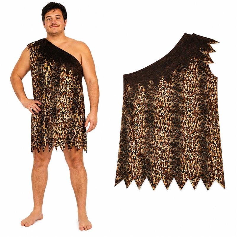 PMU Men's Halloween Costume, Horror Halloween Costume for Men, Hooded Robe