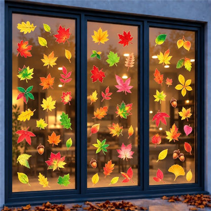 PMU Thanksgiving Wall Stickers, Fall Decals, Harvest Wall Decor