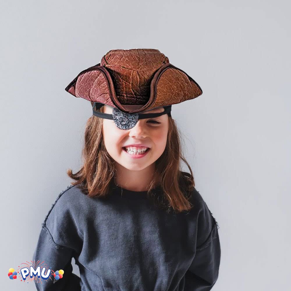 PMU Halloween Party Hats & Headbands, Caribbean Pirate, Witch & Pumpkin Accessories