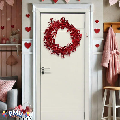 PMU Valentines Heart Garland, Heart Shape Wire Garland, Valentine's Day Garland, Garland Valentines Day Decorations, Heart Shape Valentines Day Decor, Valentines Garland, Heart Garland (25ft.)