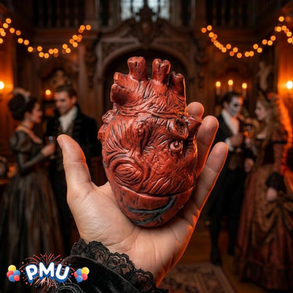 PMU Fake Brain & Fake Heart Body Parts Anatomy Models