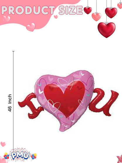 PMU Valentine's Day Mylar - Foil Balloons Proposal, Special Events, Photo Props Party Decoration and Accessories