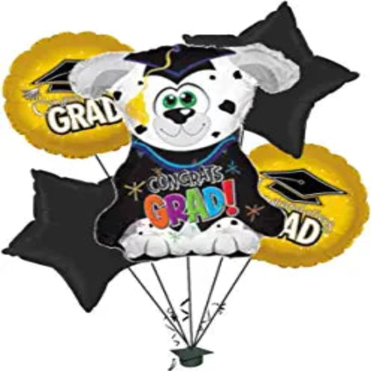 PMU Graduation Congrats Grad Balloon Bouquet (5/Pkg) Pkg/1