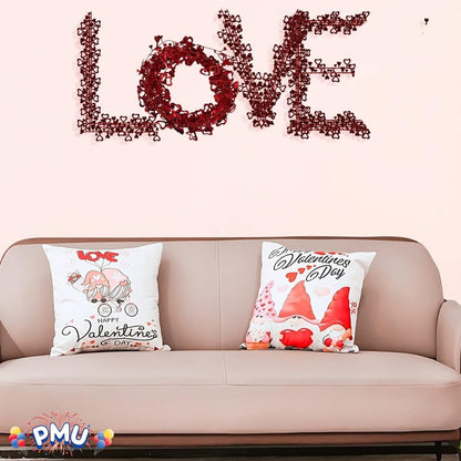 PMU Valentines Heart Garland, Heart Shape Wire Garland, Valentine's Day Garland, Garland Valentines Day Decorations, Heart Shape Valentines Day Decor, Valentines Garland, Heart Garland (25ft.)