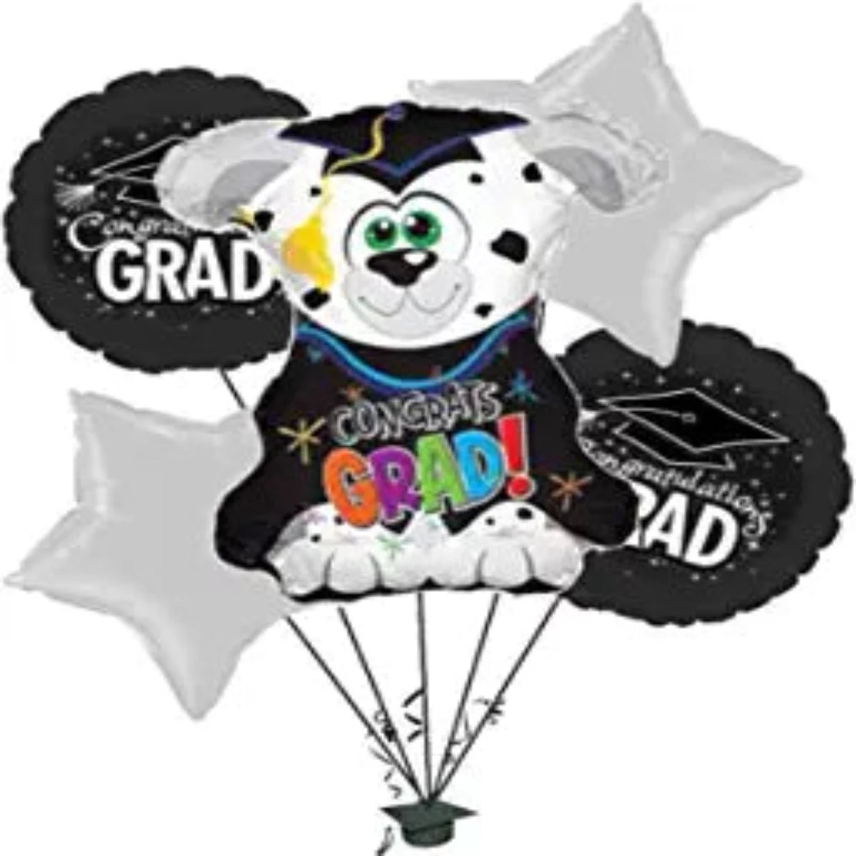 PMU Graduation Congrats Grad Balloon Bouquet (5/Pkg) Pkg/1