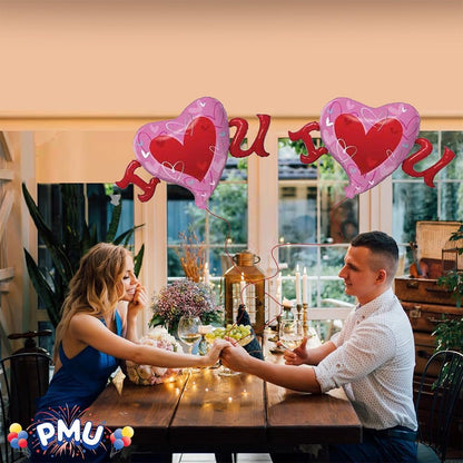 PMU Valentine's Day Mylar - Foil Balloons Proposal, Special Events, Photo Props Party Decoration and Accessories