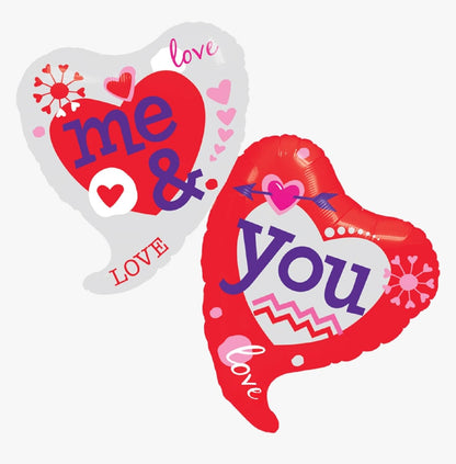 PMU Valentine's Day Mylar - Foil Balloons Proposal, Special Events, Photo Props Party Decoration and Accessories