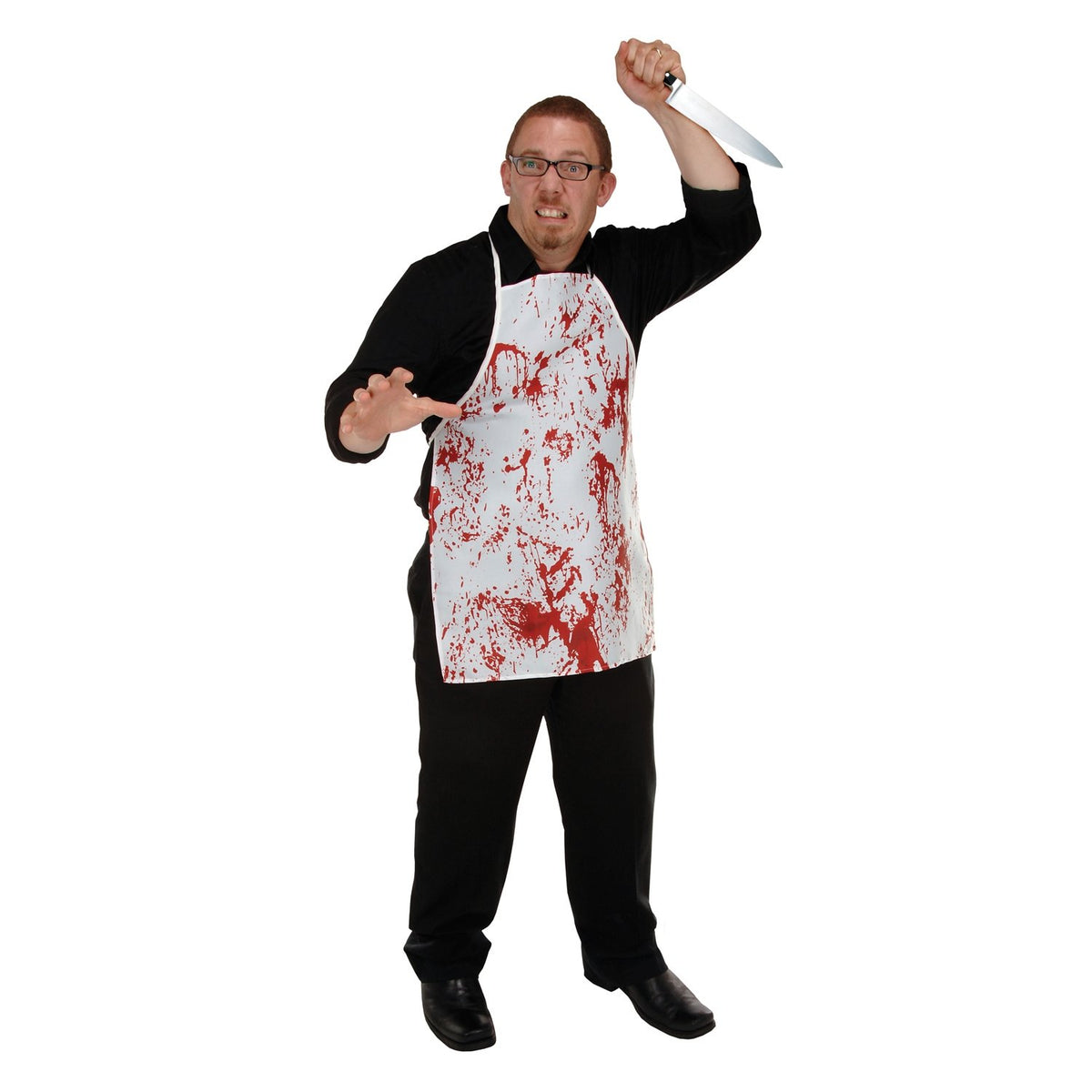 PMU Men's Halloween Costume, Horror Halloween Costume for Men, Hooded Robe