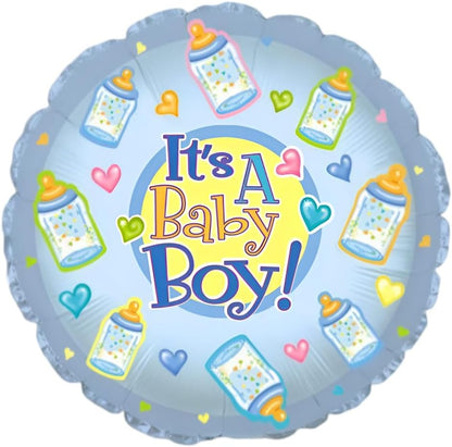 PMU Baby Shower Baby 18 Inch Mylar-Foil Balloon