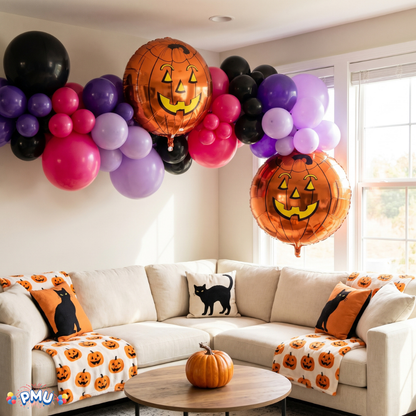 PMU Halloween 34 Inch Jack-O-Lantern Design Mylar-Foil Balloon