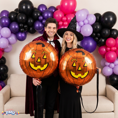 PMU Halloween Foil Balloons 18 Inch, Fun Mylar Balloons for Halloween Party Décor