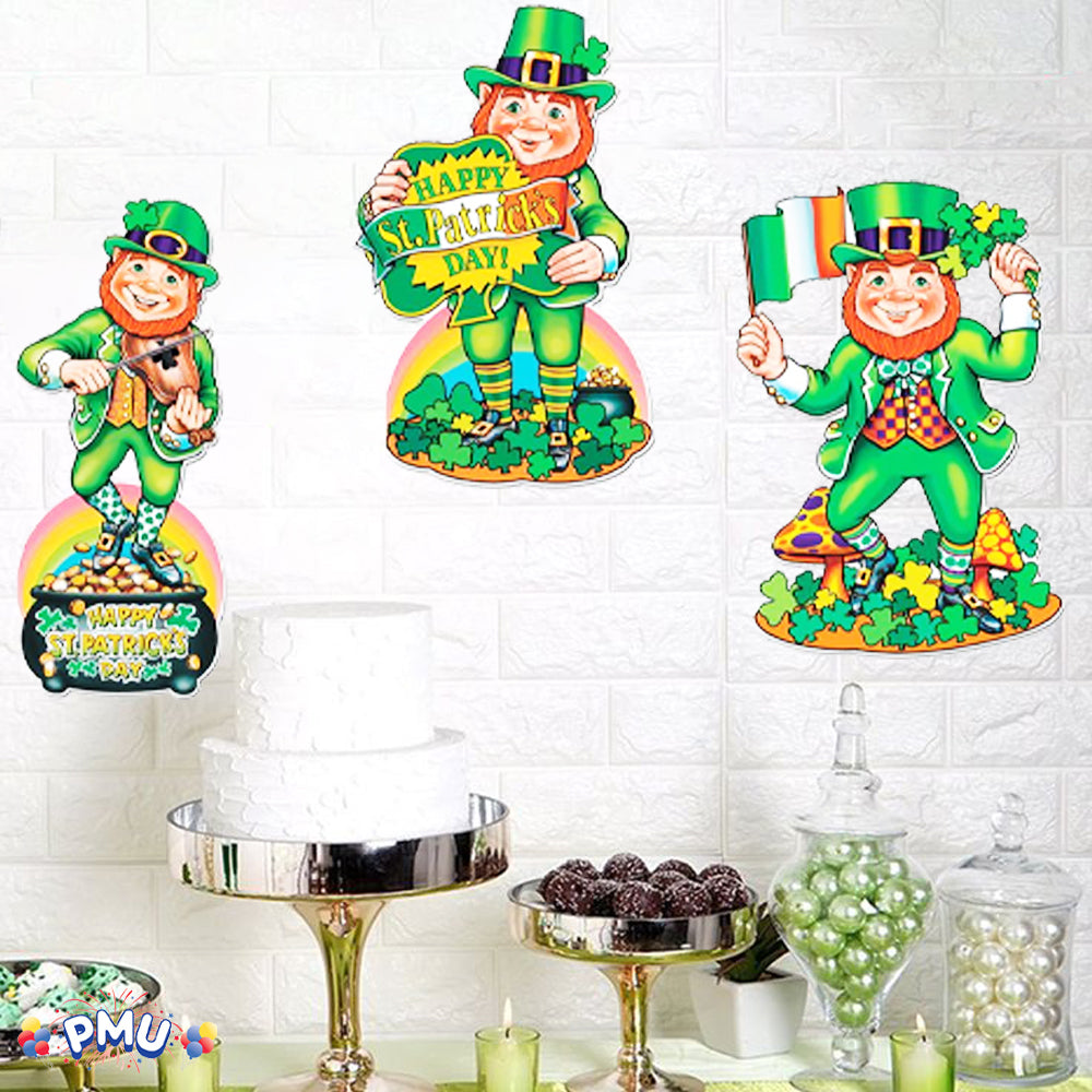 PMU Happy St Patrick's Day Decoration Party Accessories