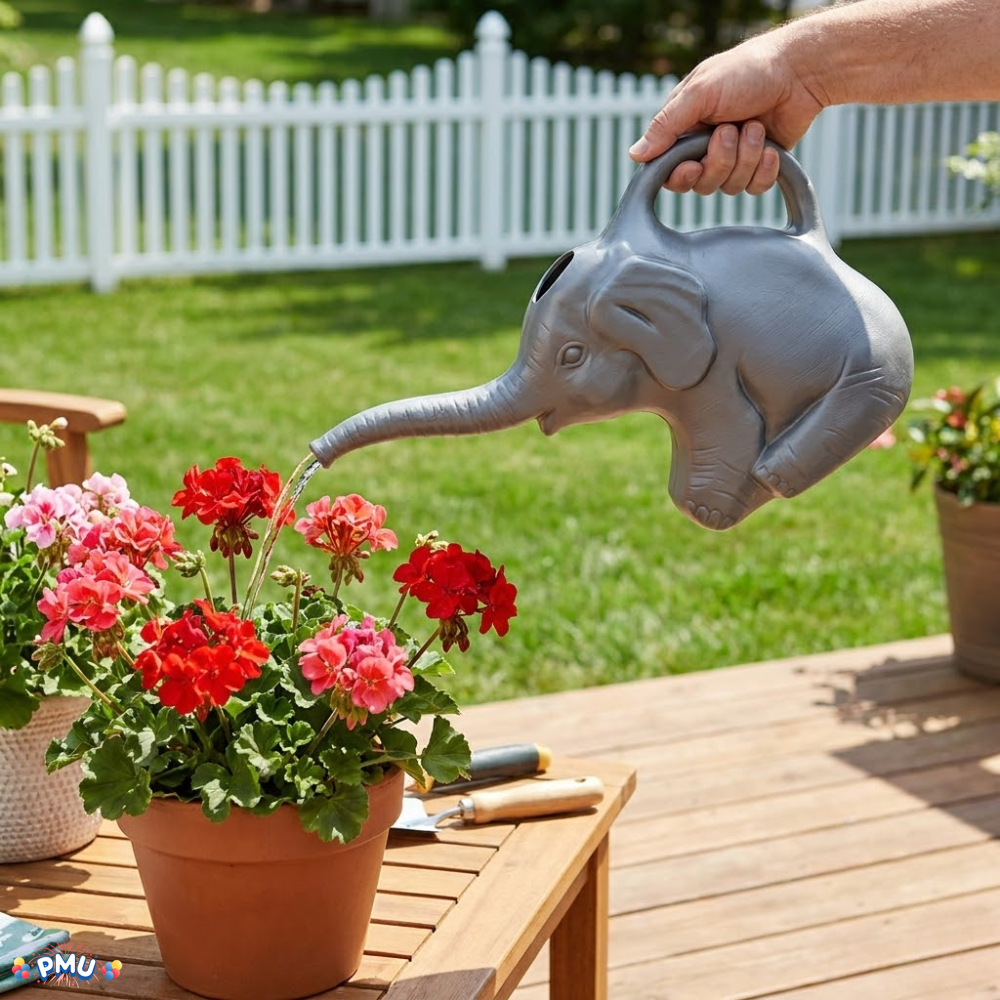 PMU Elephant Watering Can 2-Quart