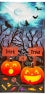 PMU Halloween Window Poster  - Perfect Halloween Painting Posters for Room & Wall Art - Scary Party Theme Supplies - Backlit Poster