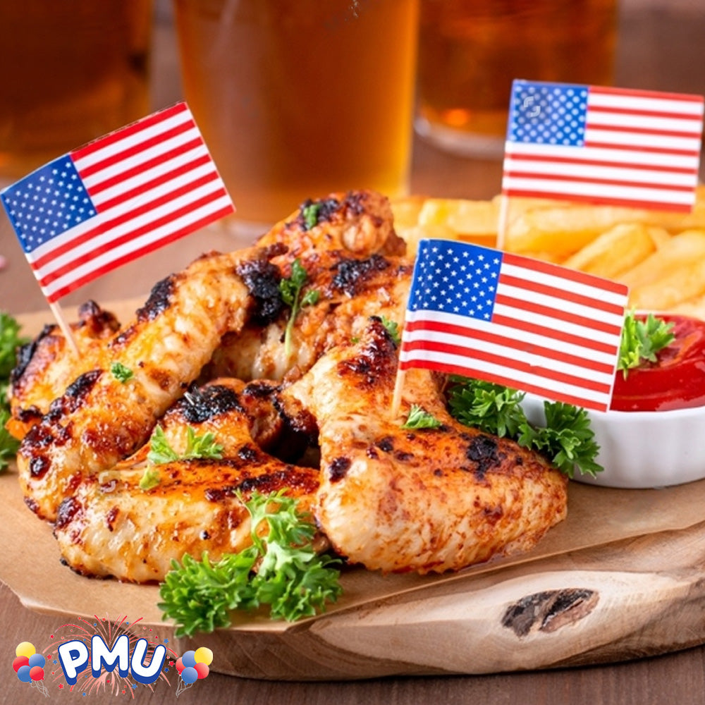 PMU Patriotic American Flag Toothpicks Party Accessory