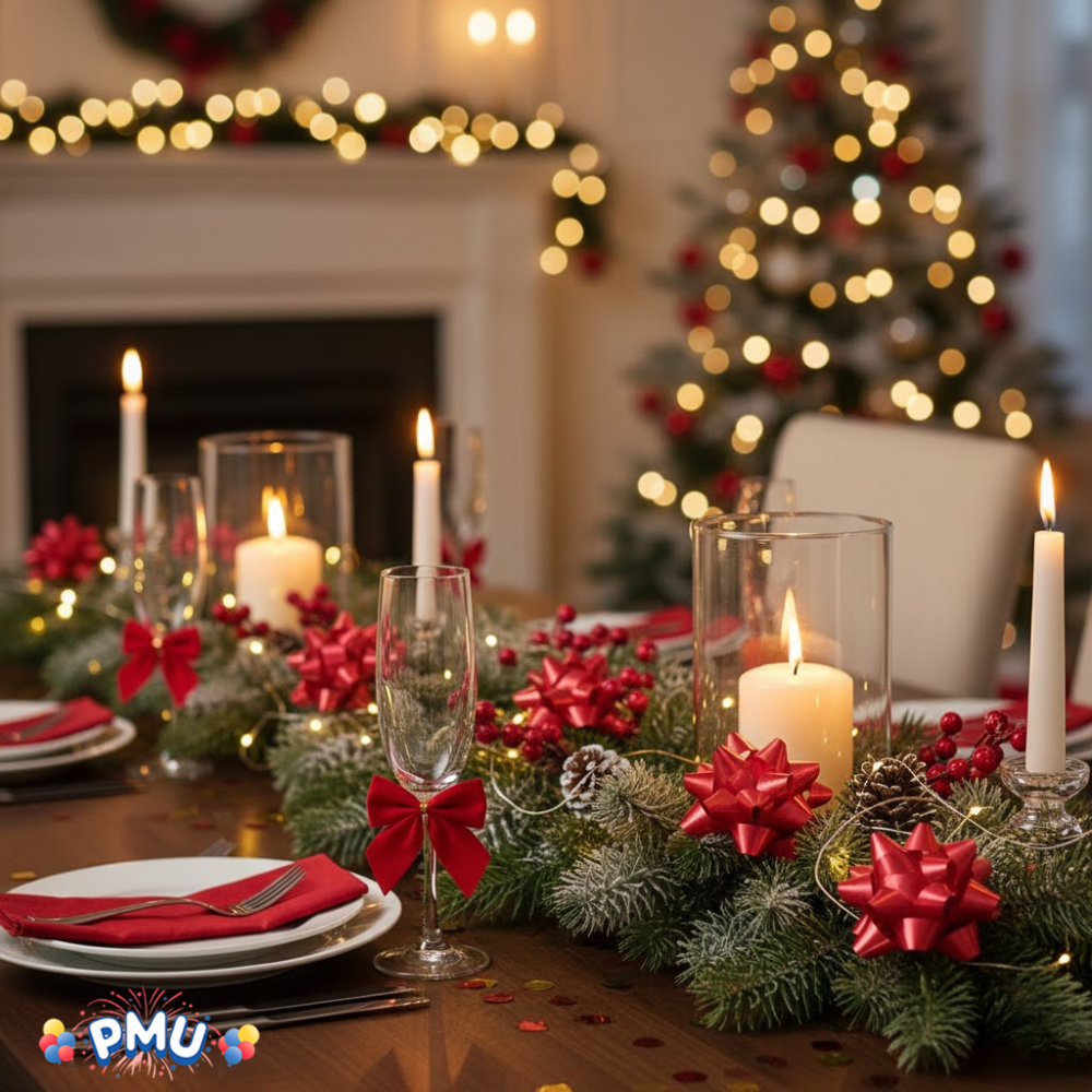 PMU Decorative Confetti Gift Bows (12/Pkg) Pkg/1