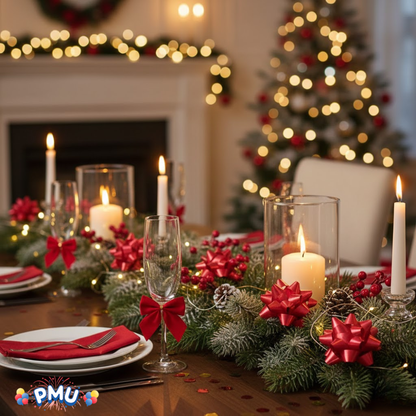 PMU Decorative Confetti Gift Bows (12/Pkg) Pkg/1